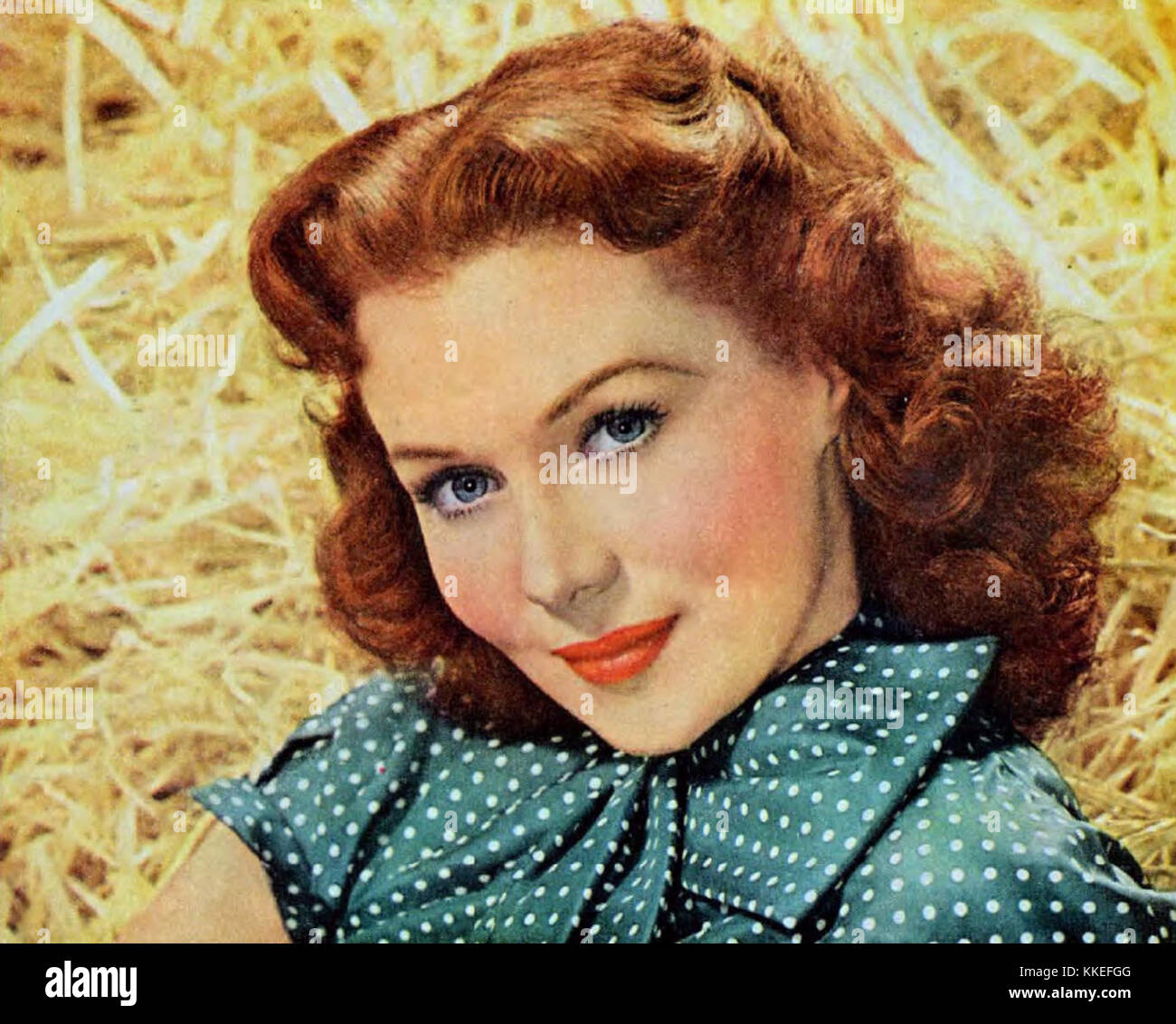 Rhonda Fleming 1951 Stock Photo