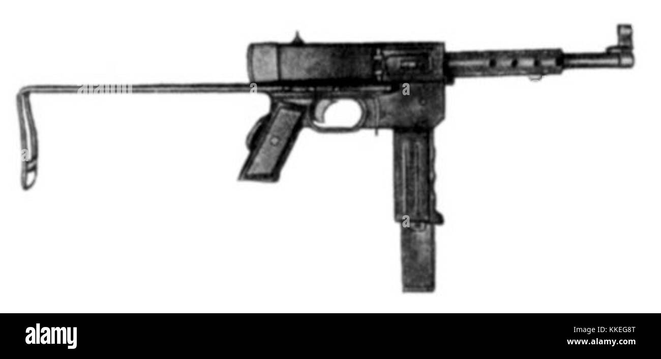 Submachine Gun Mat 49 Stock Photo Alamy