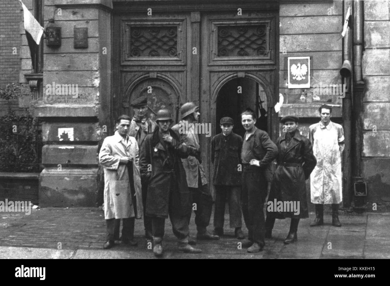 Warsaw Uprising - Insurgents at Kalmer Factory Stock Photo