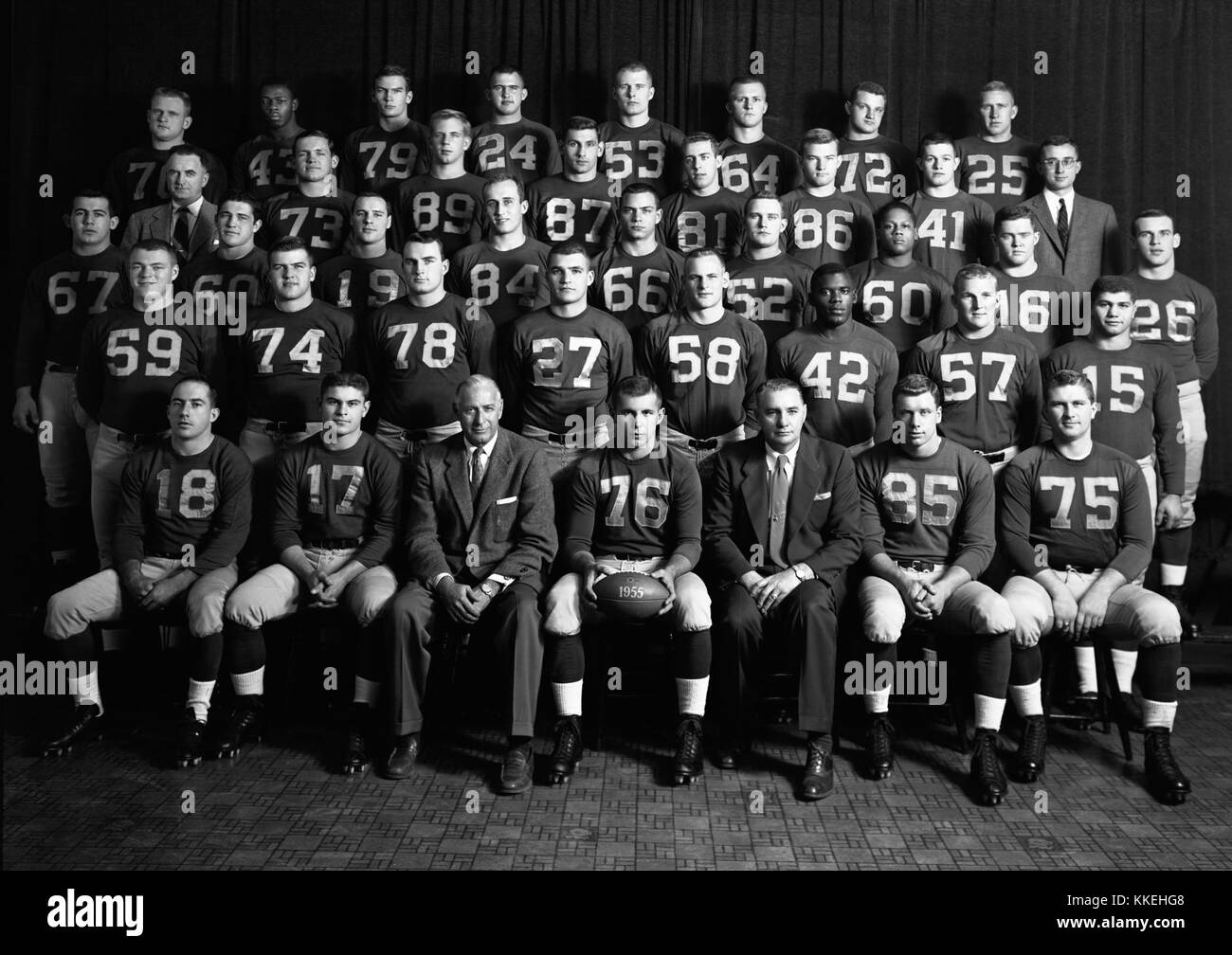 1955 Michigan football team Stock Photo Alamy