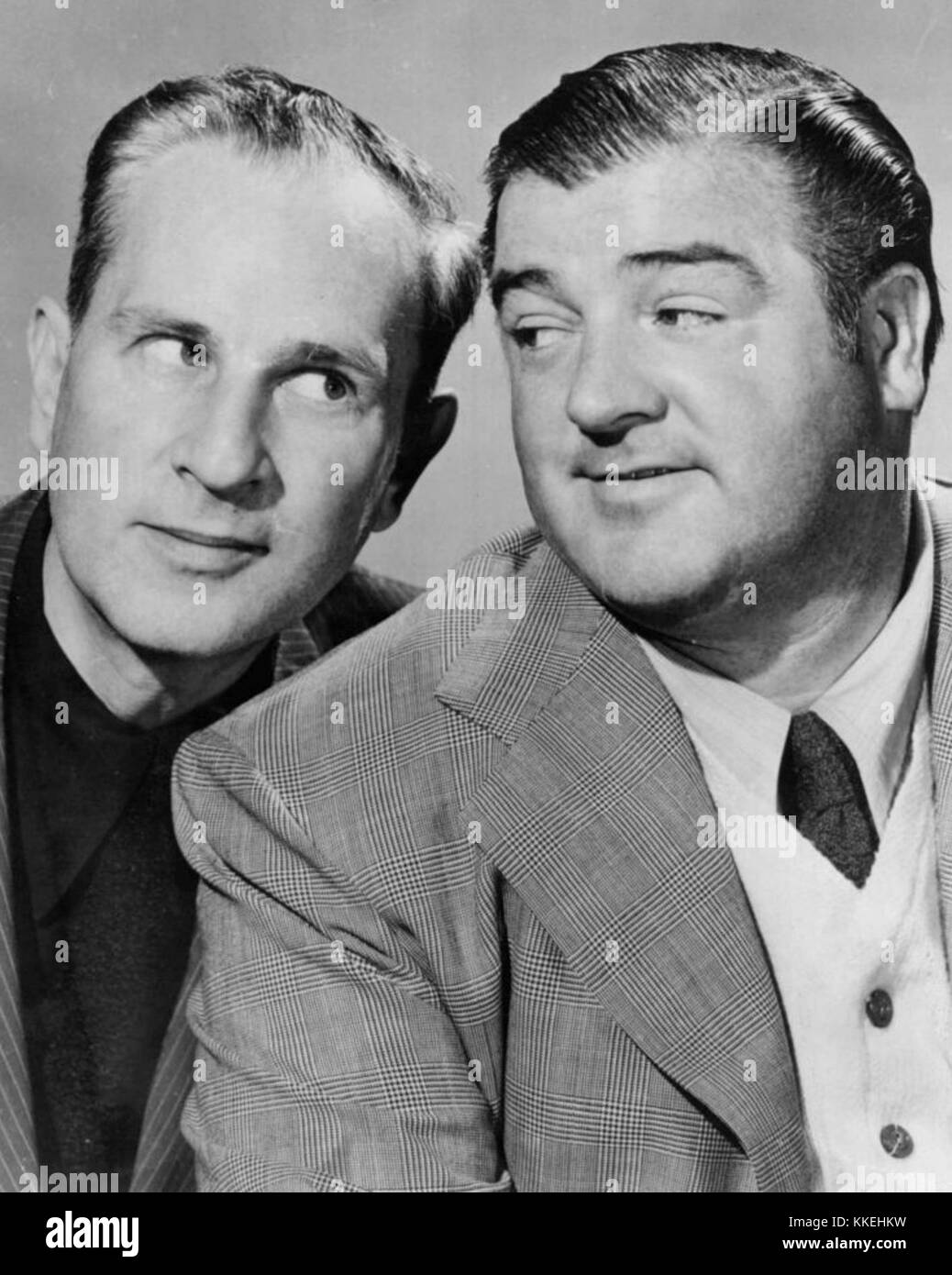 Abbott and Costello 1950s Stock Photo Alamy