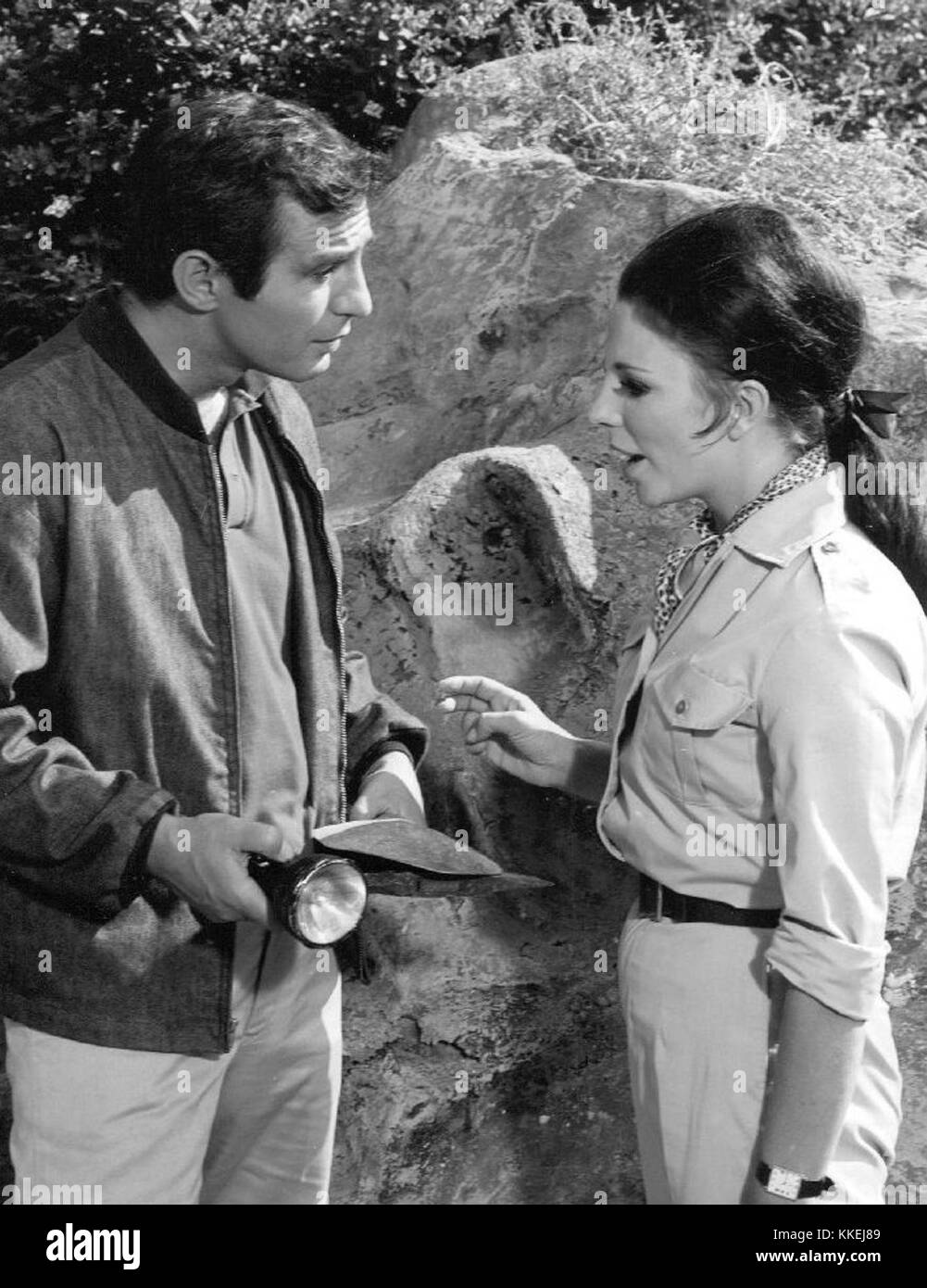 Ben Gazzara Joan Collins Run For Your Life Stock Photo - Alamy