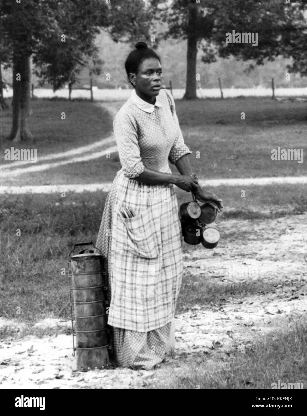 Cicely Tyson stars in 'The Autobiography of Miss Jane Pittman,' a 1974 television film based on the novel, portraying the life of an African American woman through multiple generations. Stock Photo