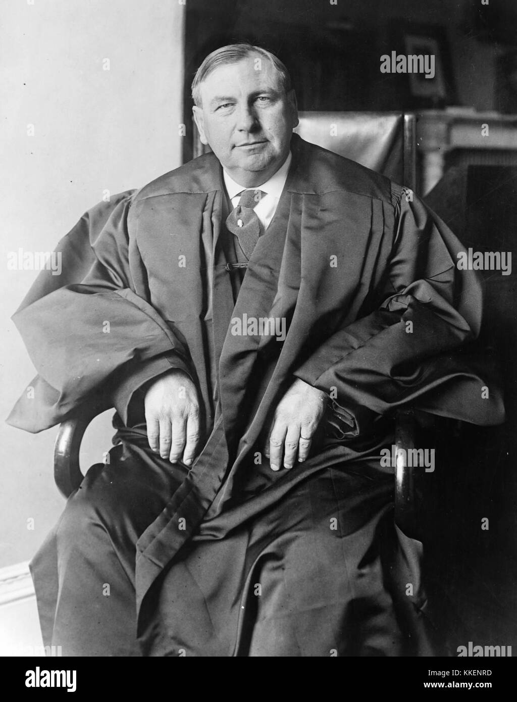 Photograph of Harlan Fiske Stone, Chief Justice of the United States, taken between 1925 and 1932. Stock Photo