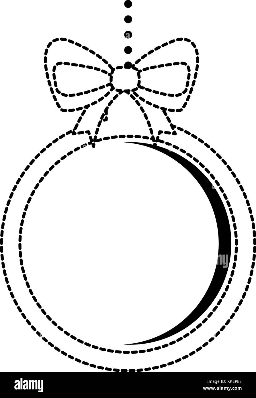 christmas ball hanging icon vector illustration design Stock Vector ...