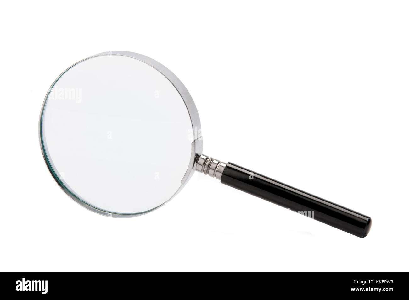 A magnifying glass (called a hand lens in laboratory contexts) is a