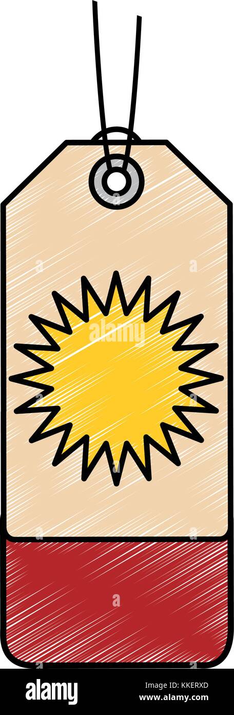 shopping tag isolated icon vector illustration design Stock Vector ...