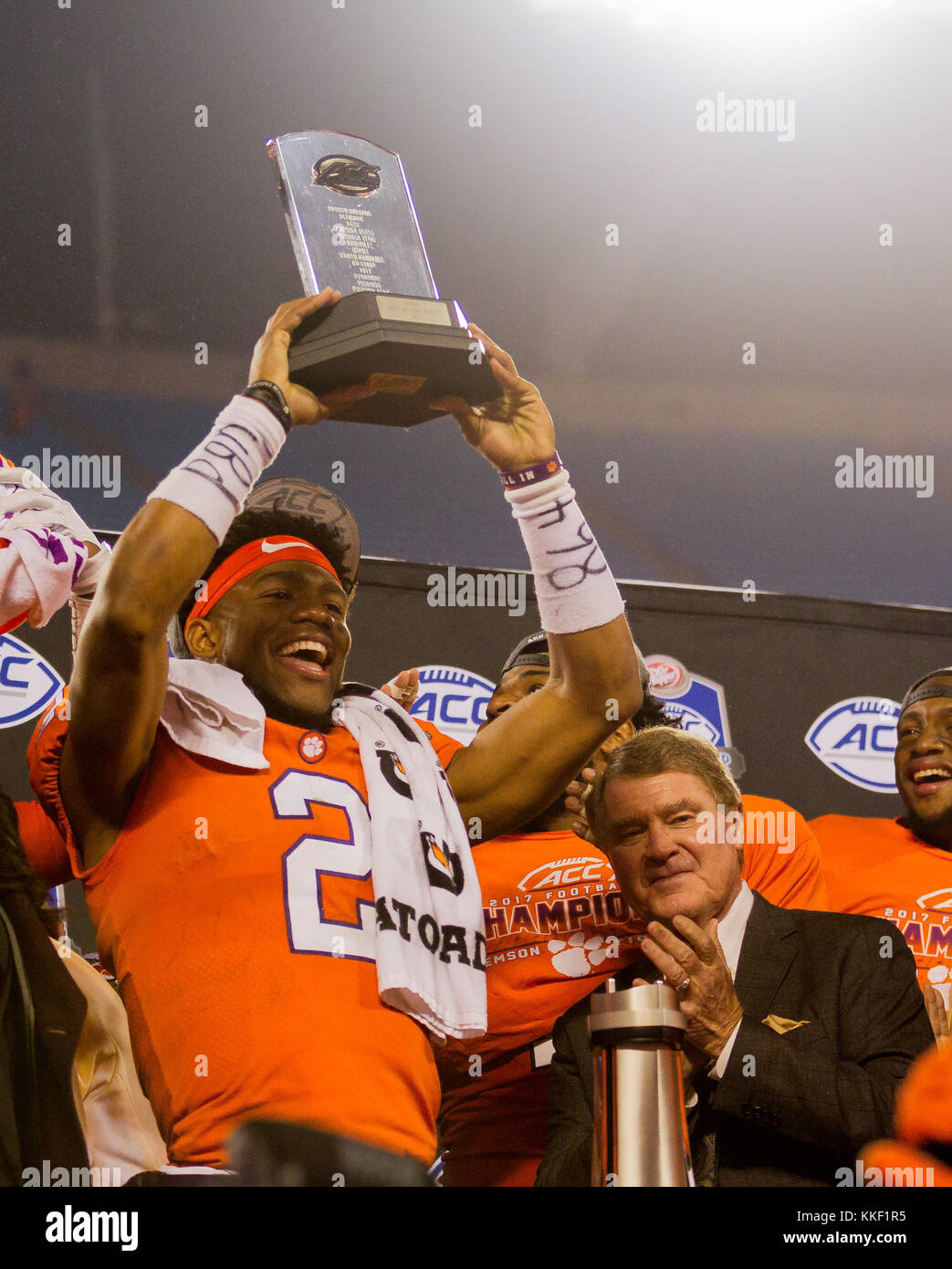 Charlotte Nc Usa 2nd Dec 2017 Clemson Quarterback Kelly