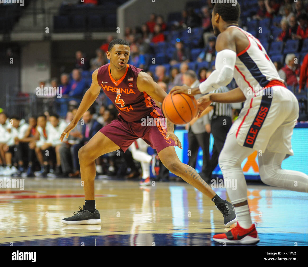 December 2, 2017; Oxford, MS, USA; Virginia Tech. guard, NICKEIL