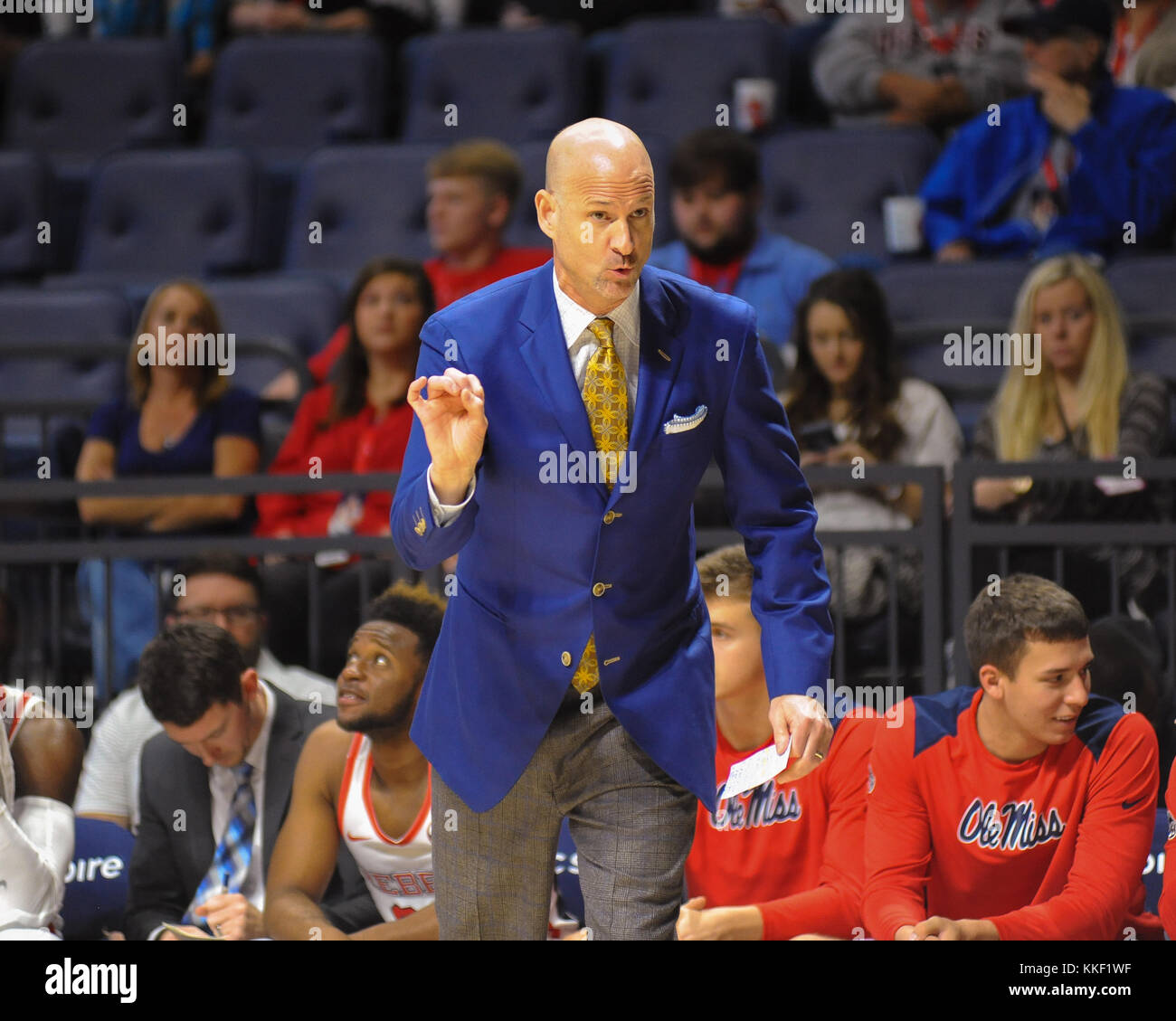December 2, 2017; Oxford, MS, USA; Ole' Miss Head Coach, ANDY KENNEDY