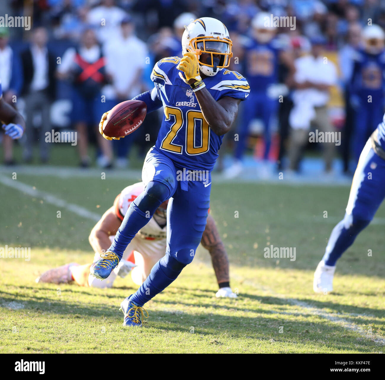 Carson, CA. 03rd Dec, 2017. Los Angeles Chargers defensive end