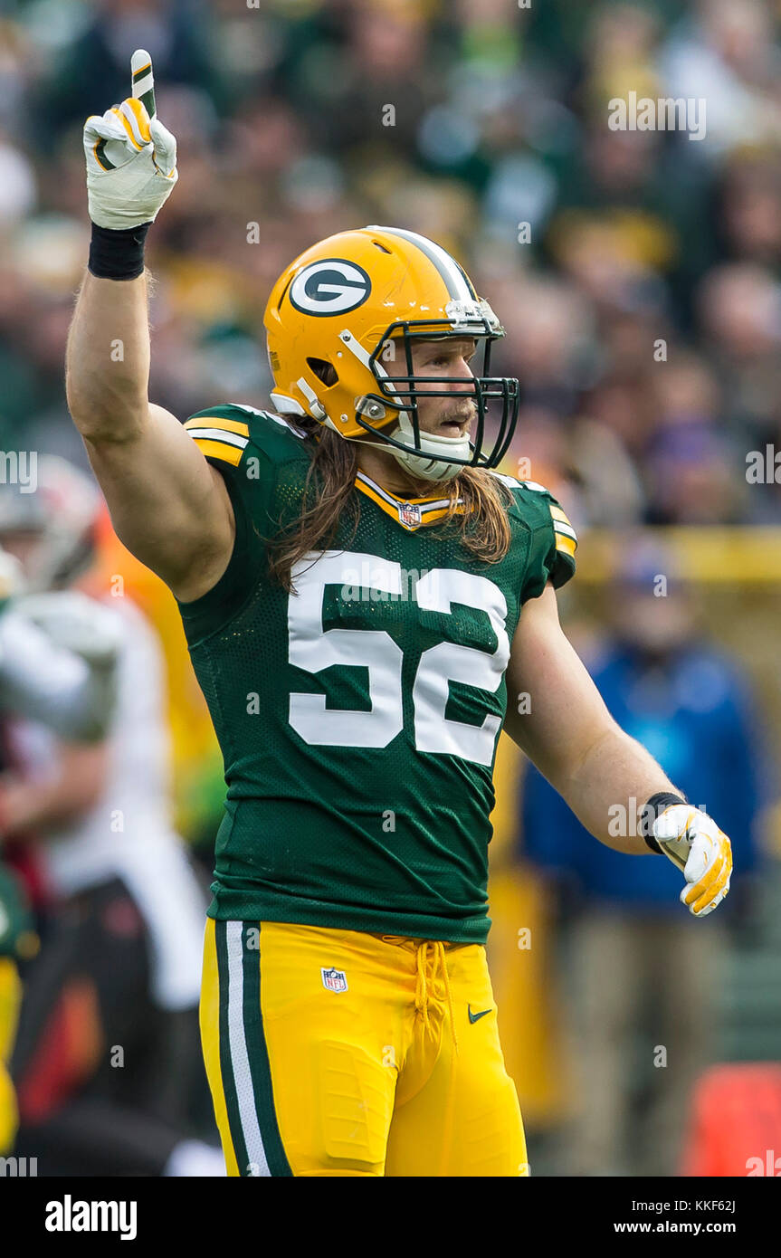 December 3, 2017: Green Bay Packers outside linebacker Clay