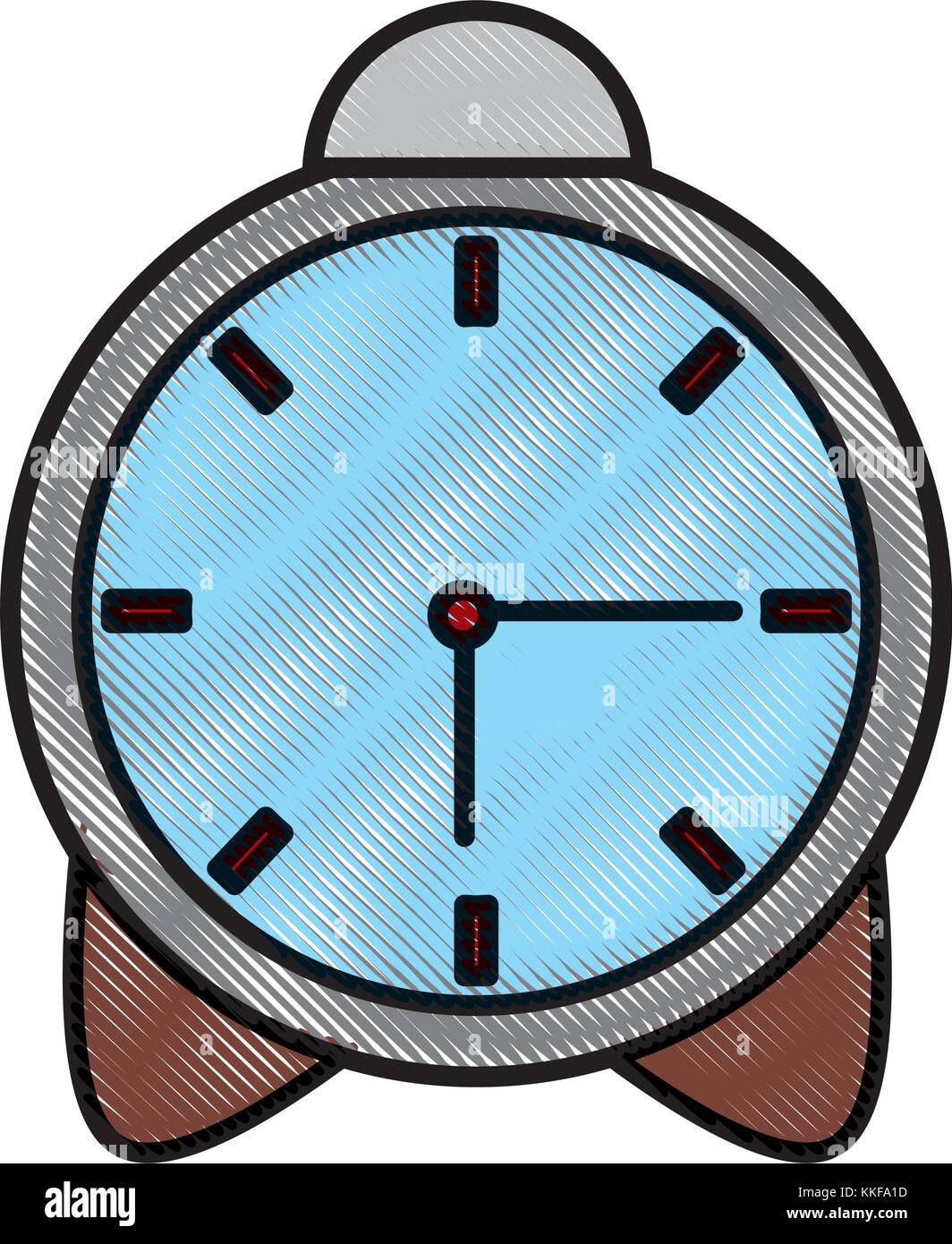 Table clock isolated Stock Vector Image & Art - Alamy