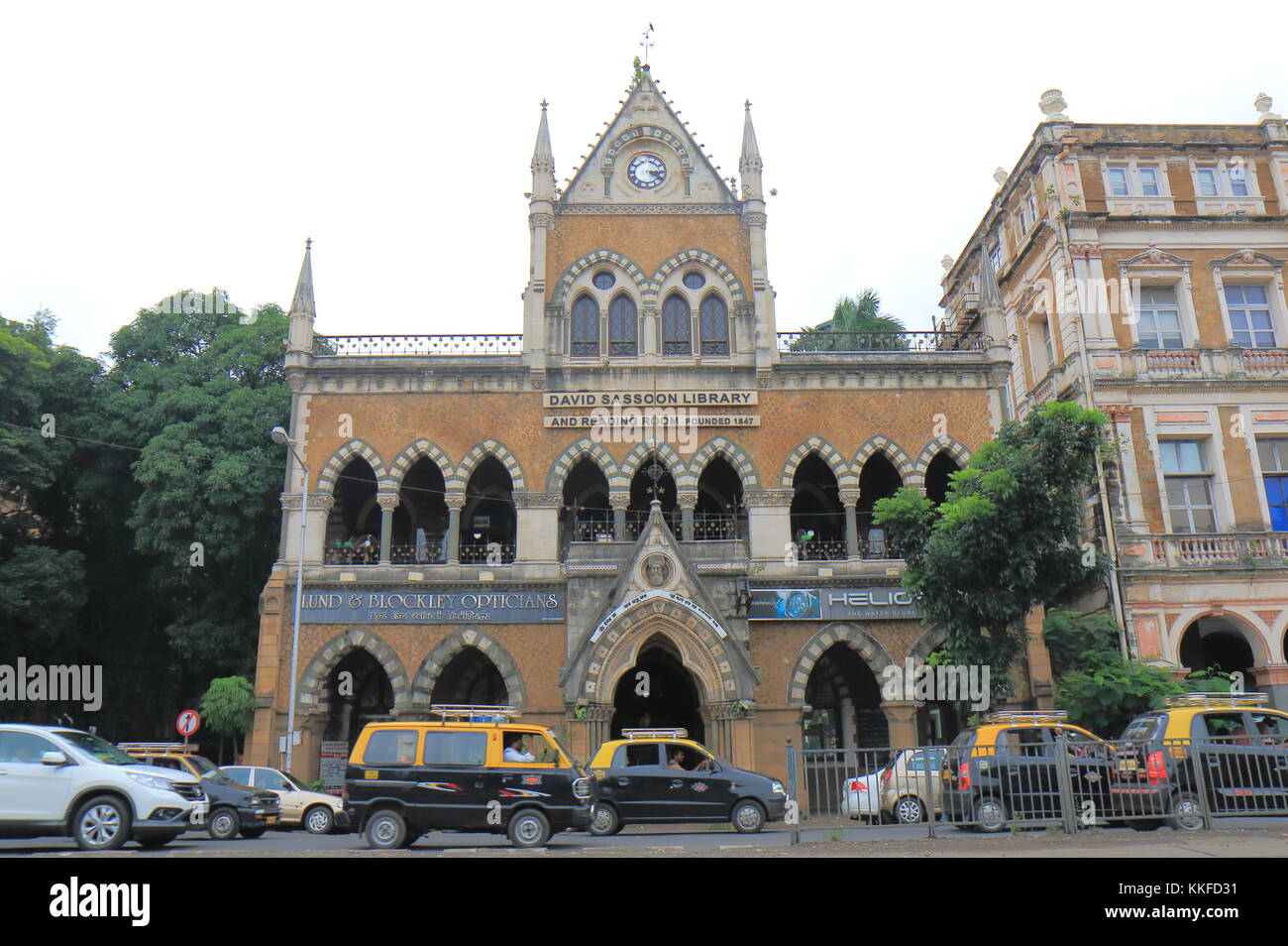 David Sassoon Library historical building in Mumbai India. Stock Photo