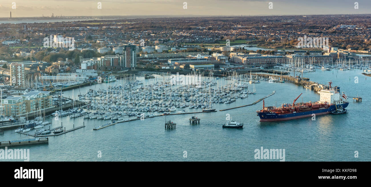 Royal Clarence Marina, Cumbrian Fisher, Gosport, Portsmouth Harbour, Hampshire, England, Great Britain, UK United Kingdom November 2017 Stock Photo