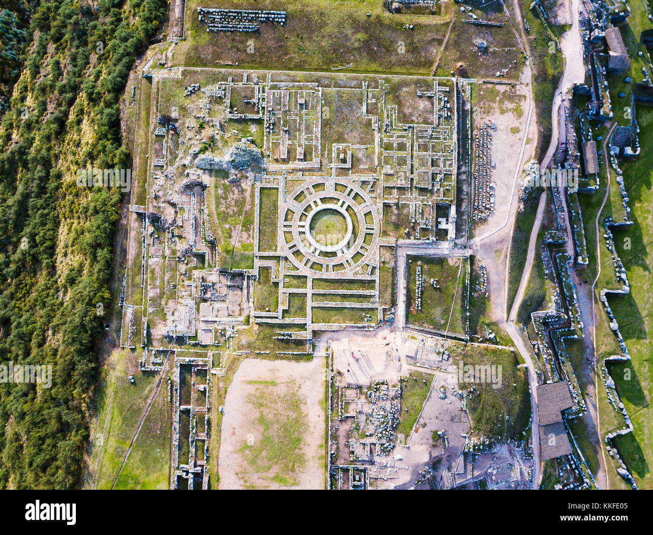 Sacsayhuaman Fortress Aerial Hi res Stock Photography And Images Alamy