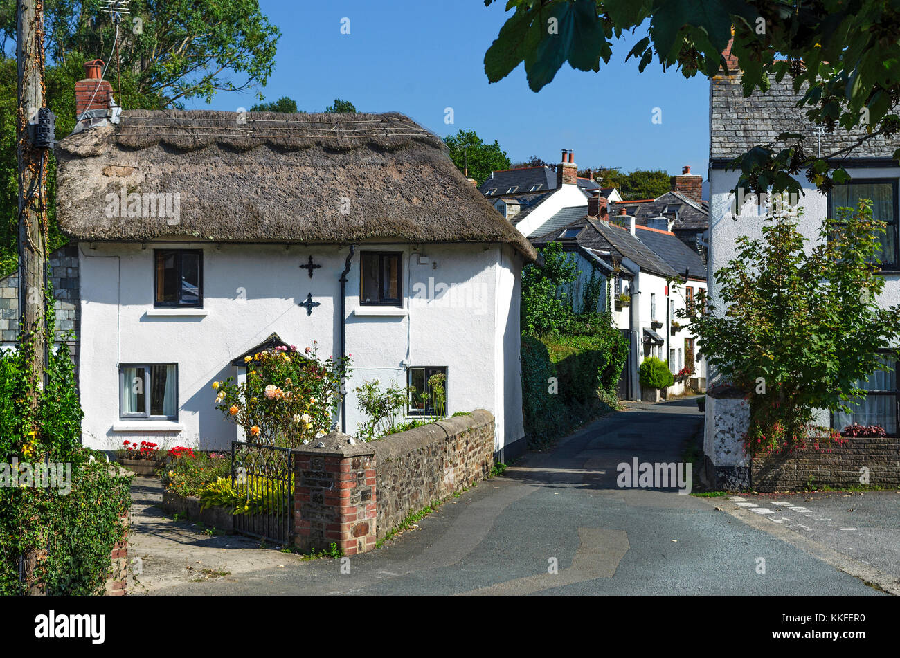 the historic village of stratton in cornwall, england, britain, uk. Stock Photo