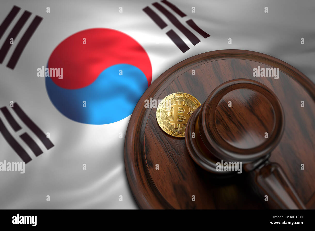 South korea coin hi-res stock photography and images - Alamy