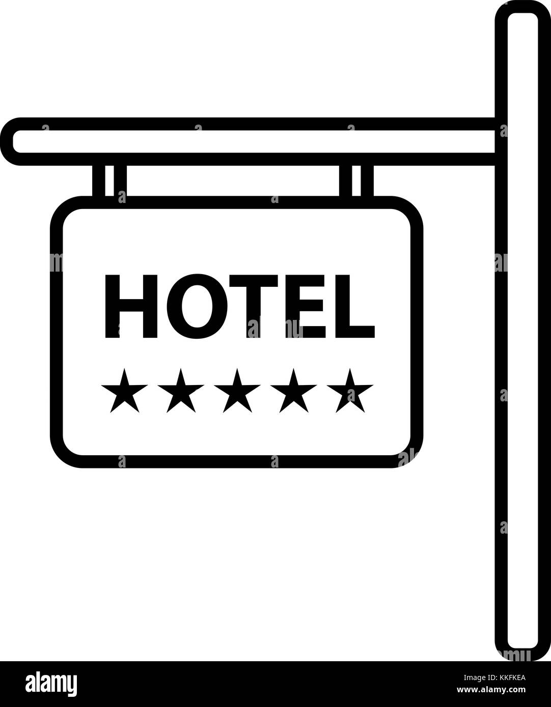 Modern and simple vector flat illustration the icon in the form of a ...