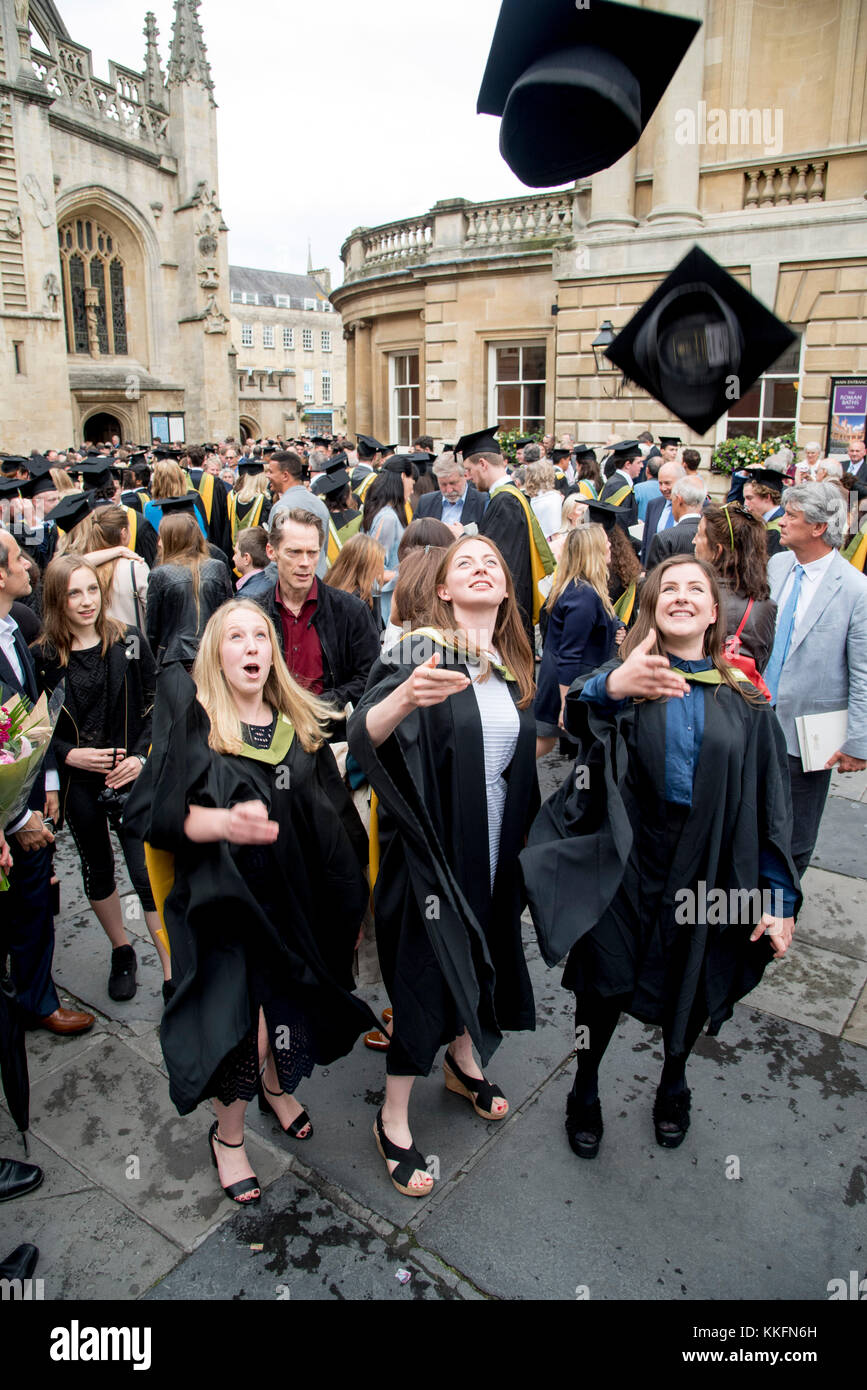 Bath University graduation ceremony Bath Abbey 2016 picture by Gavin