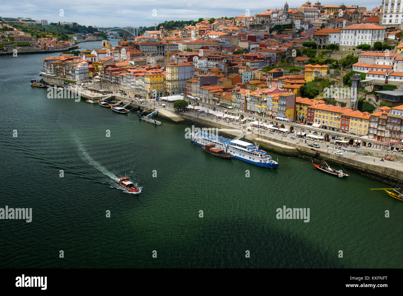 Old town of Ribeira, Porto, Portugal Stock Photo