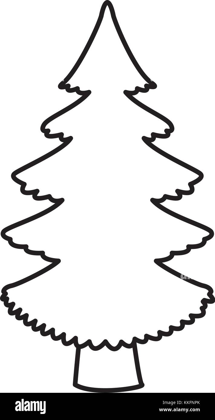 Tree pine isolated Stock Vector Image & Art - Alamy