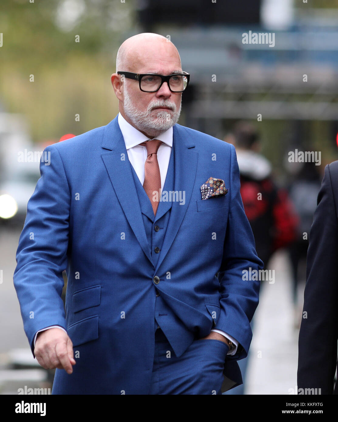 Pic shows Gary Goldsmith arrives with his lawyer at Westminster Mags