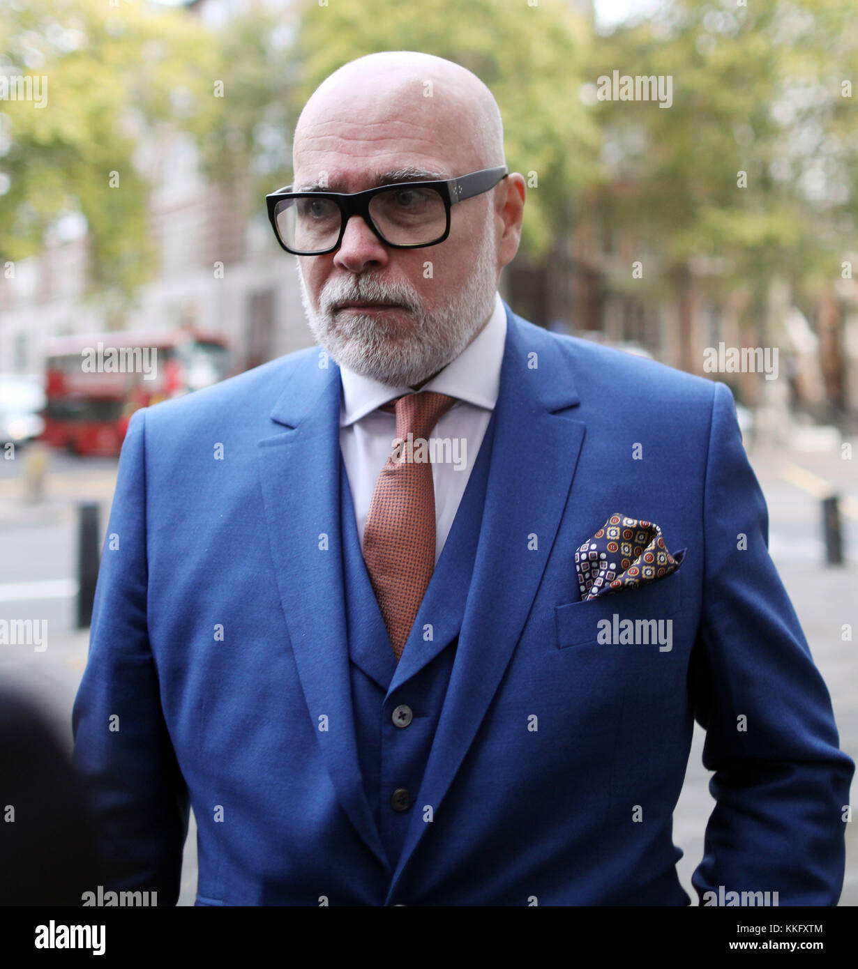 Pic shows Gary Goldsmith arrives with his lawyer at Westminster Mags