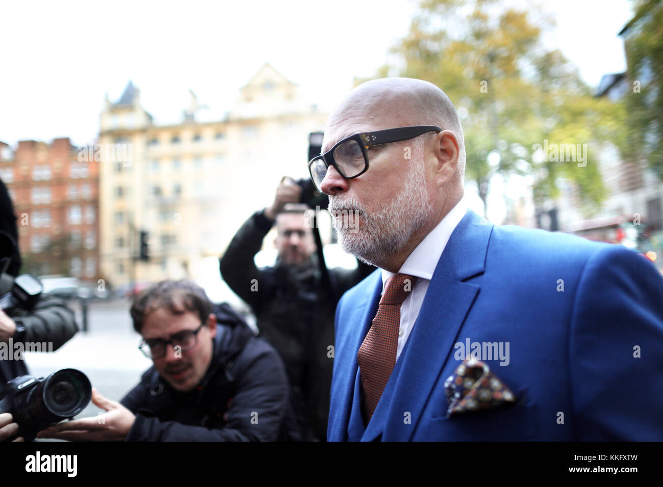 Pic shows Gary Goldsmith arrives with his lawyer at Westminster Mags