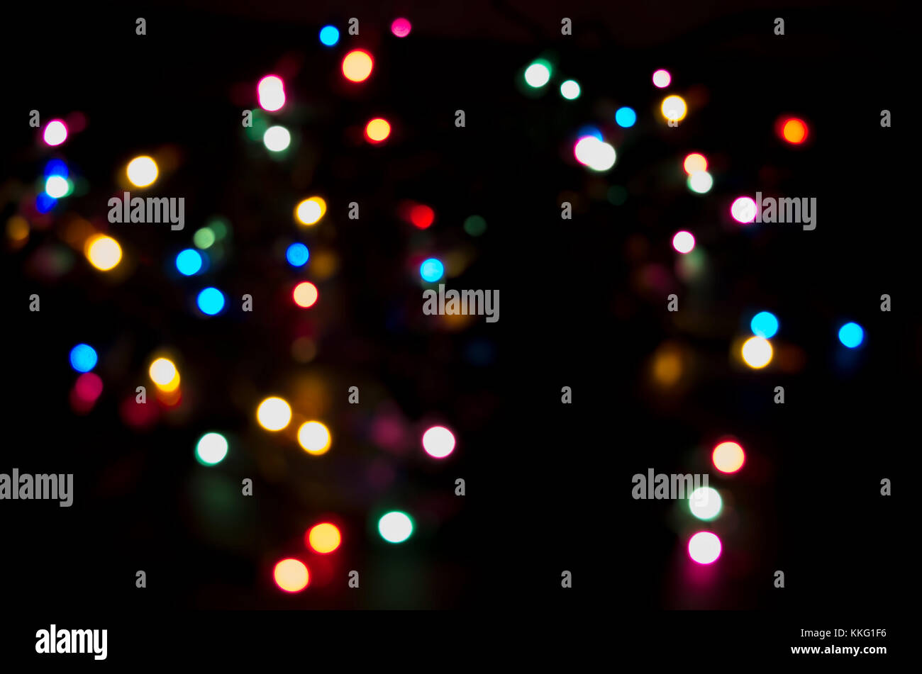 Multicolor christmas lights hi-res stock photography and images - Alamy