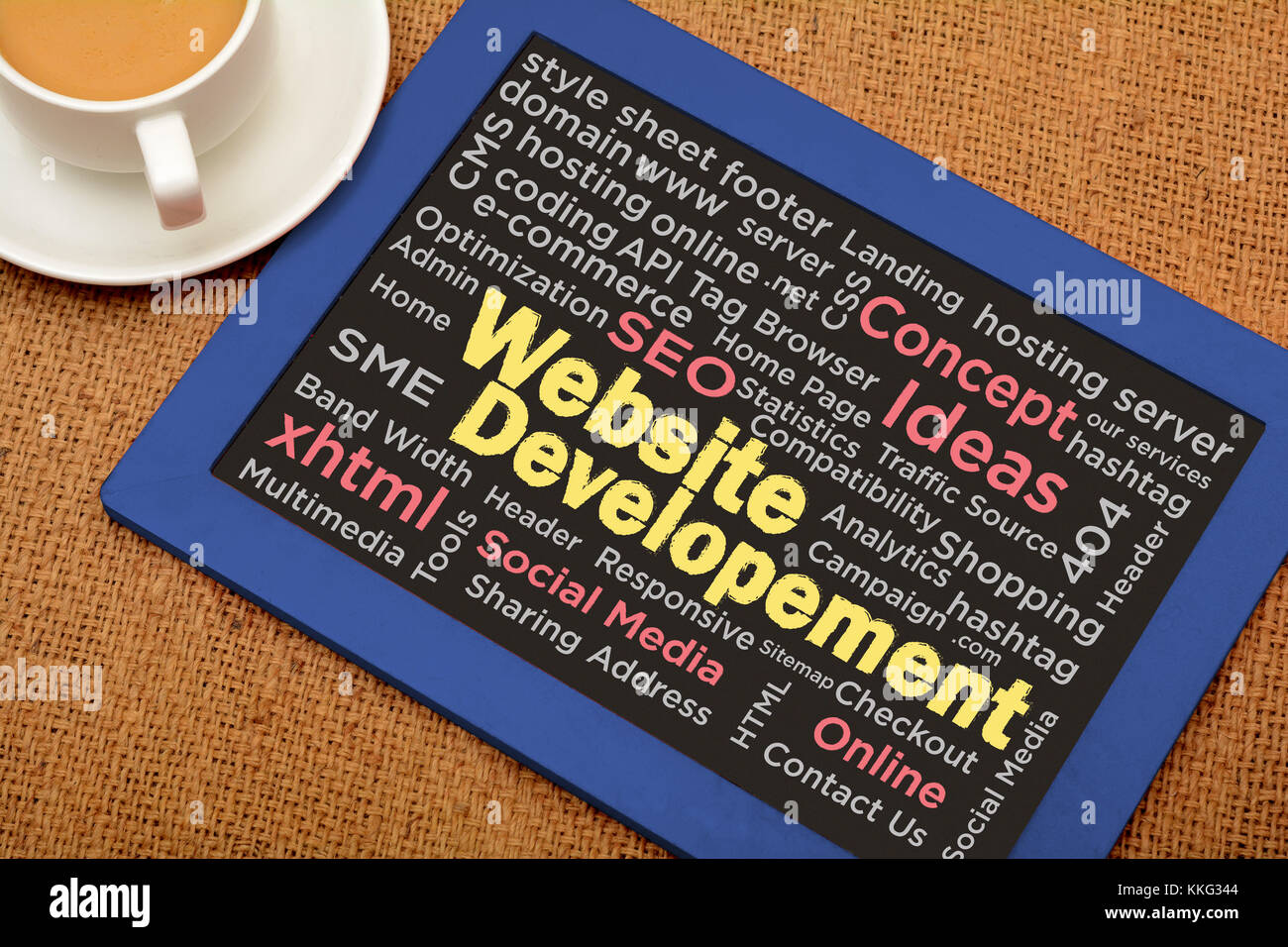 Concept website template landing hi res stock photography and images Concept website template landing hi res stock photography and images