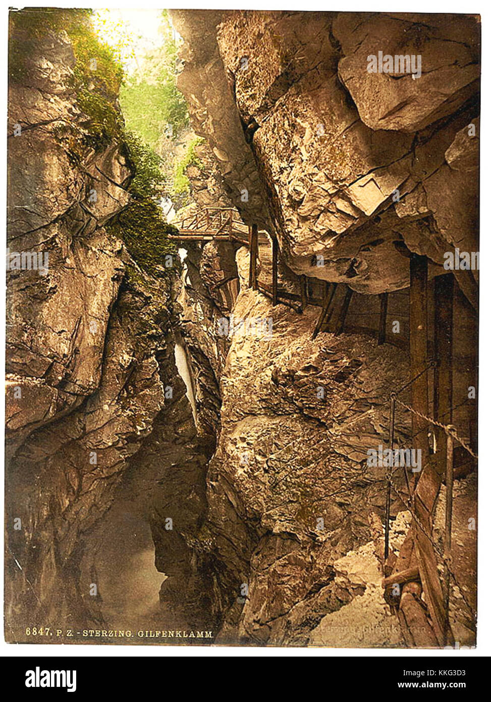 vintage historic photo of natural rock formations mountains and caves ...