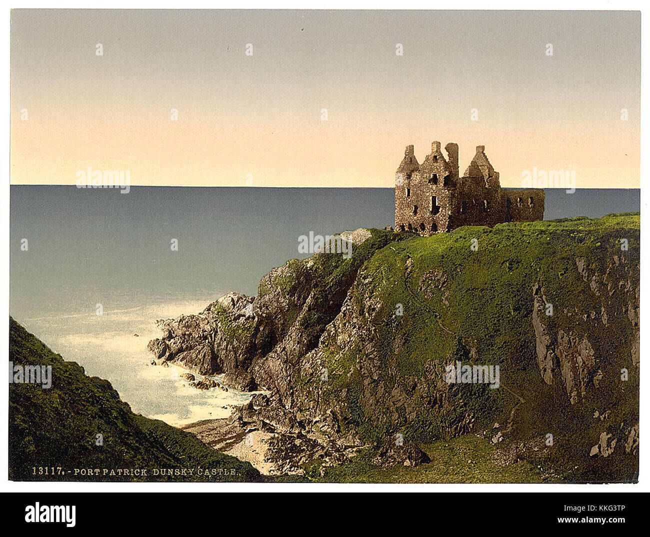 a european castle or manor vintage classic photo Stock Photo