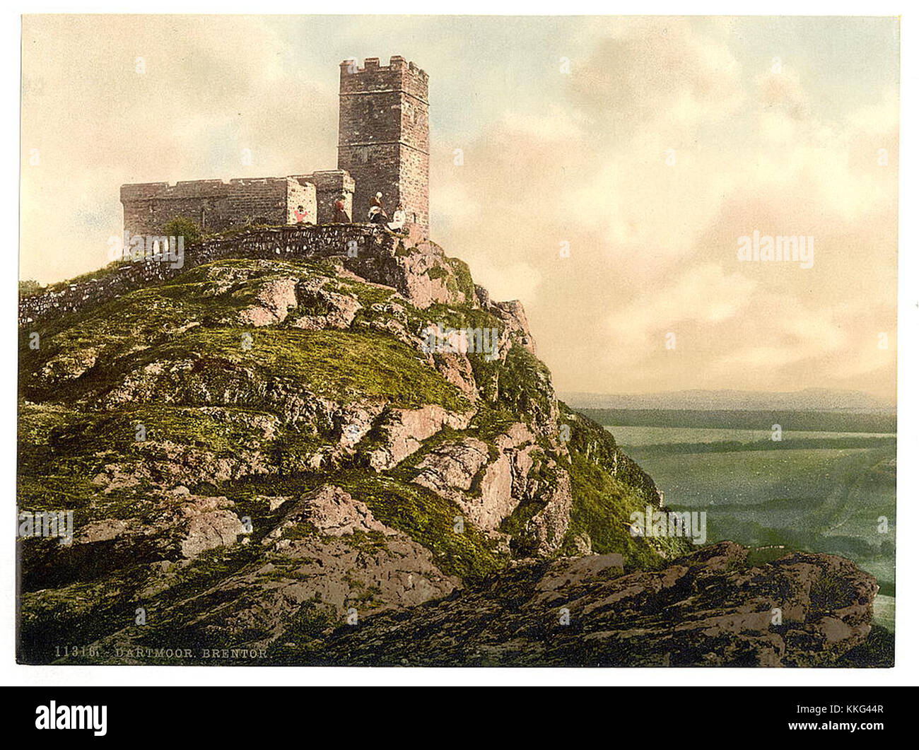 a european castle or manor vintage classic photo Stock Photo