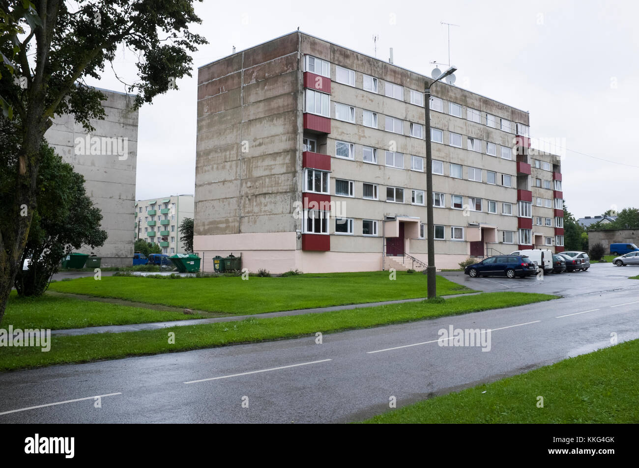 Residential Apartment Blocks Soviet Built In The Former Closed Town 