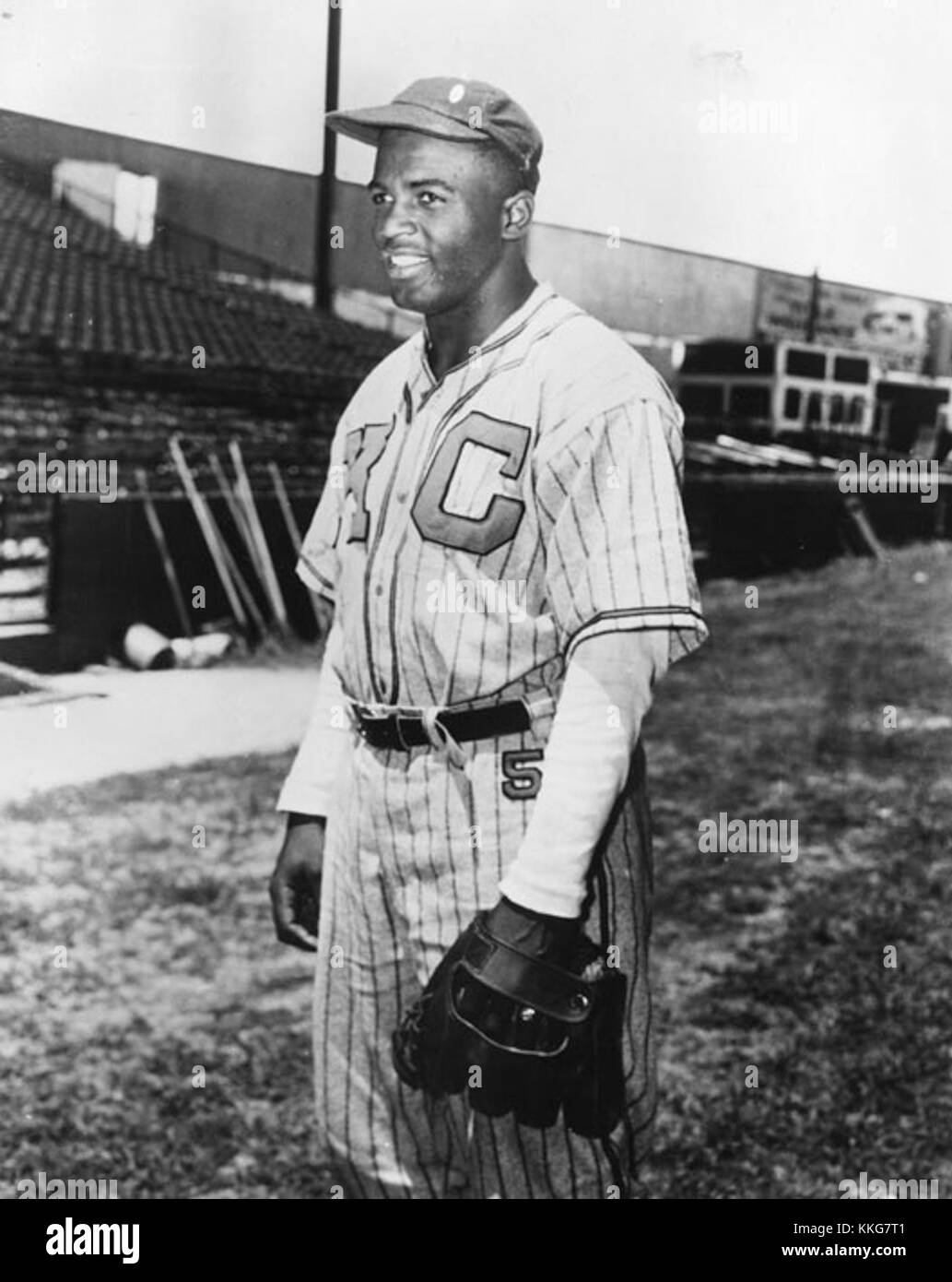Jackie Robinson Kansas City Monarchs Stock Photo Alamy