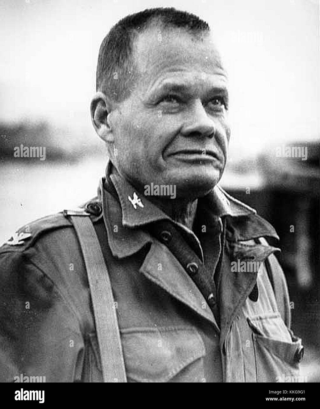 Chesty Puller was a distinguished United States Marine Corps officer, known for his leadership during World War II and the Korean War. He is the most decorated Marine in U.S. history, earning numerous awards for bravery and leadership in combat, exemplifying courage, leadership, and dedication to service. Stock Photo