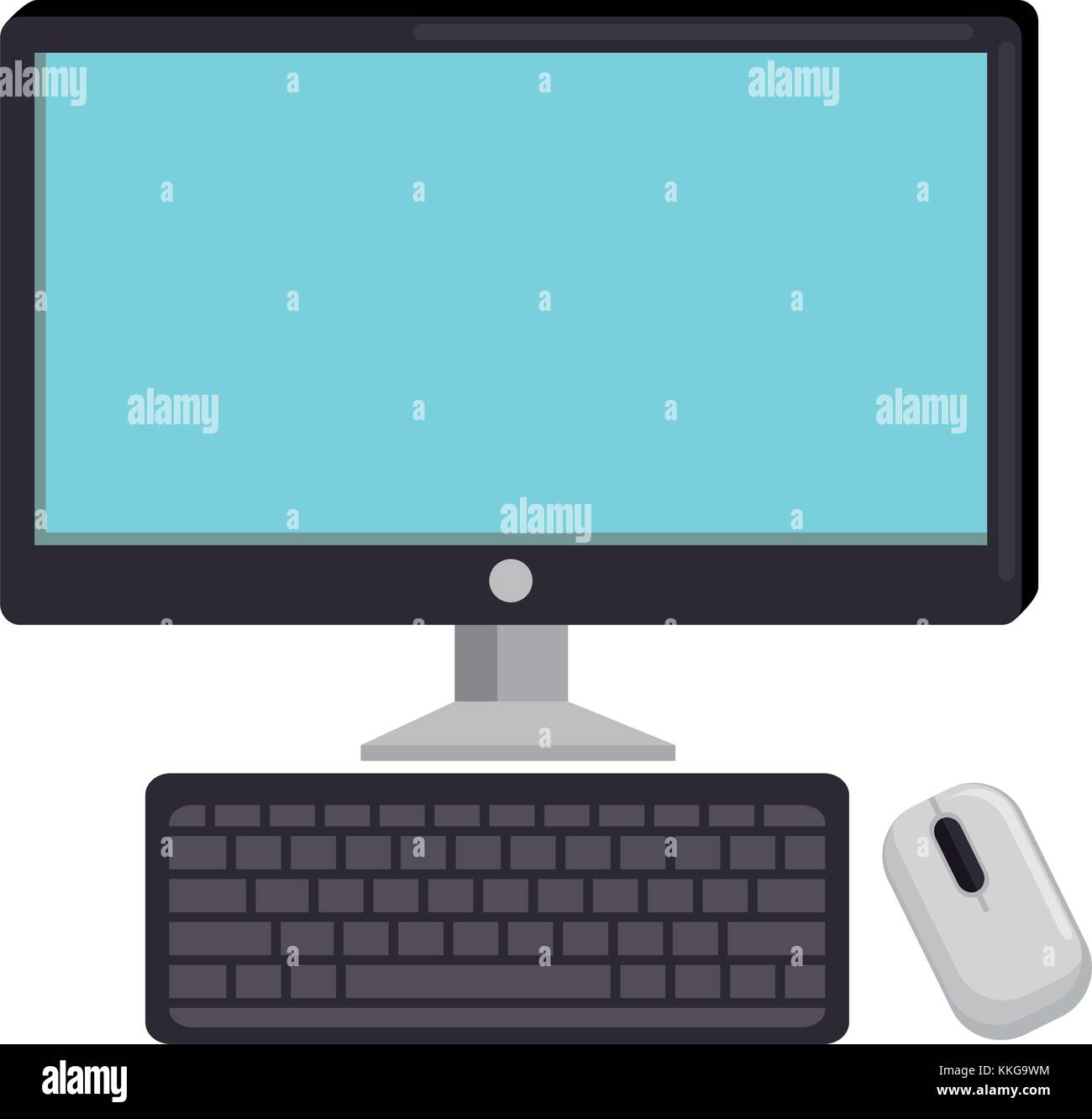 desktop computer isolated icon vector illustration design Stock Vector ...
