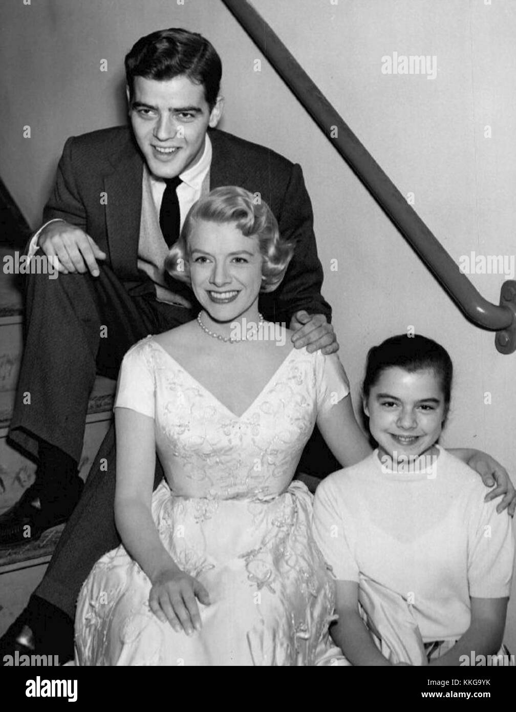 Nick, Rosemary and Gail Clooney 1957 Stock Photo
