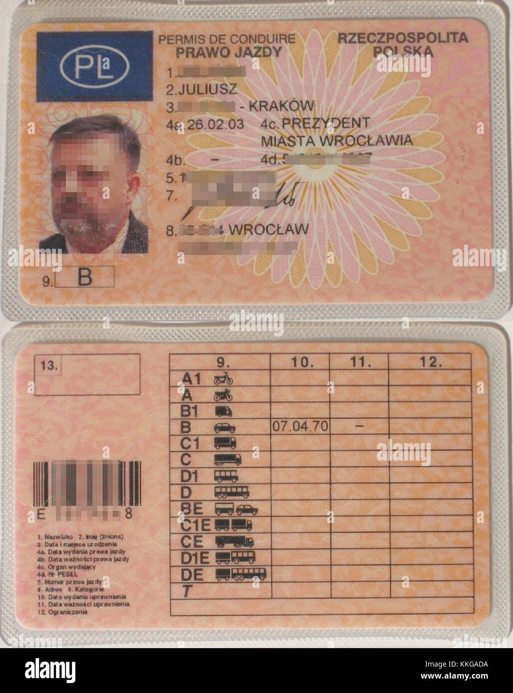 â€˜Prawo jazdy katBâ€™ translates to â€˜Category B Driver's License.â