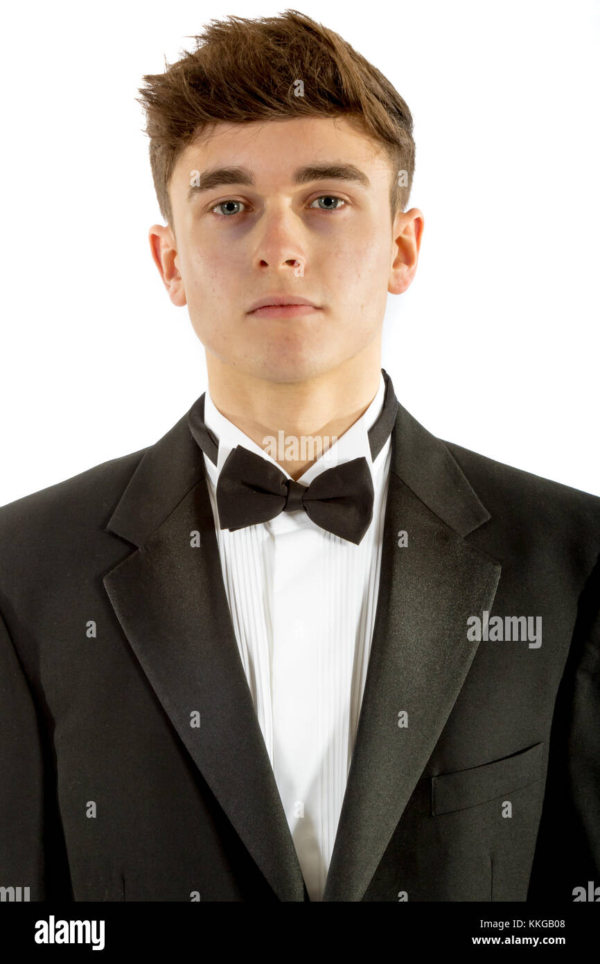Boy top in tuxedo