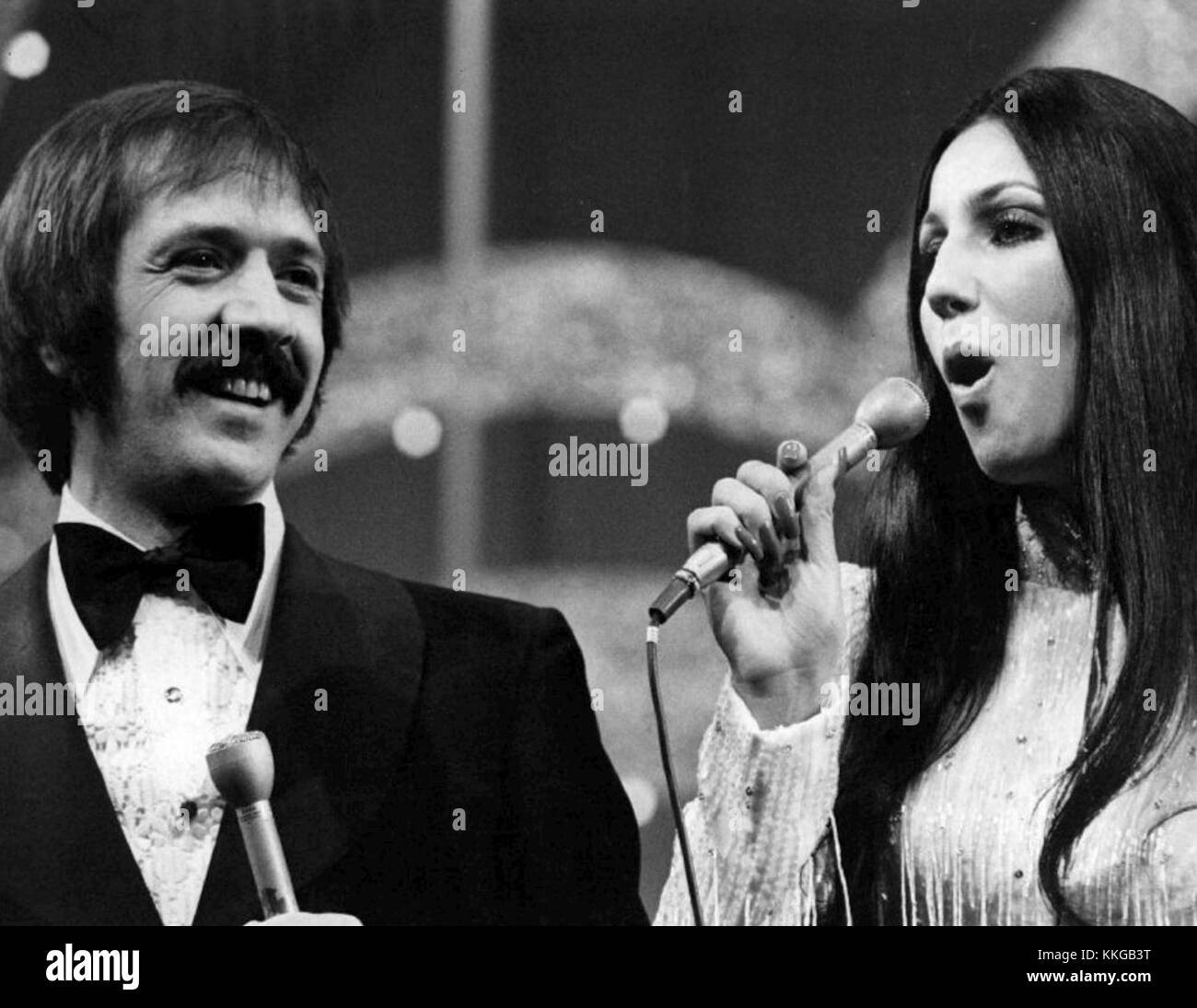 Sonny & Cher 1973 Stock Photo