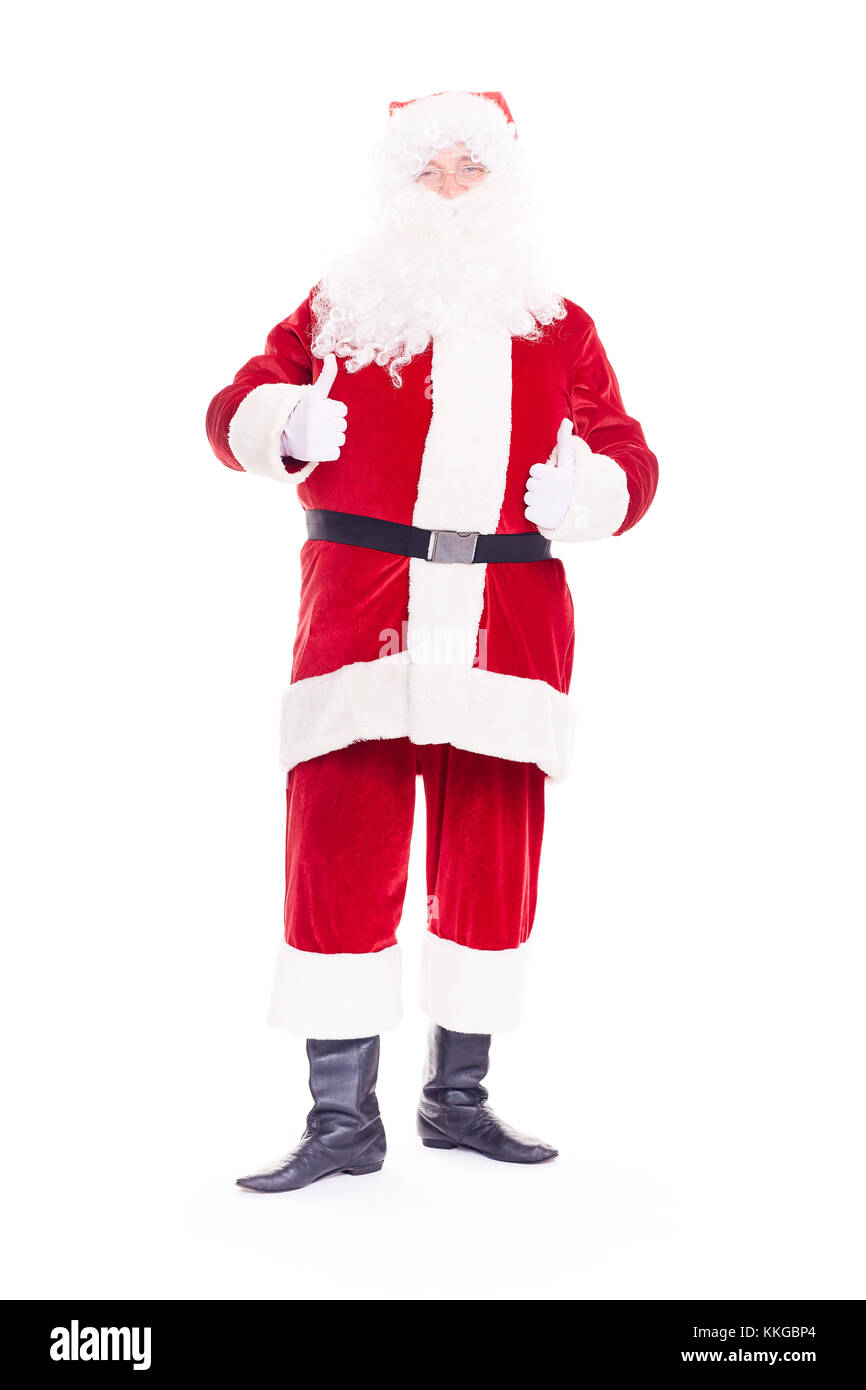 Real Santa Claus Stock Photo - Alamy
