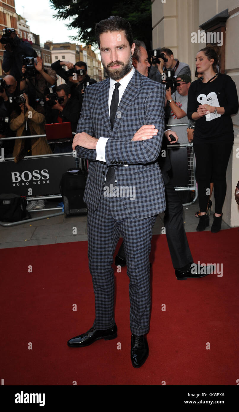 Model Jack Guinness attends the GQ Men of the Year Awards at The Royal ...