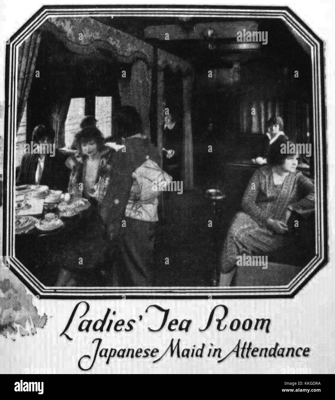 Alton Railroad Japanese Tea Room Stock Photo Alamy
