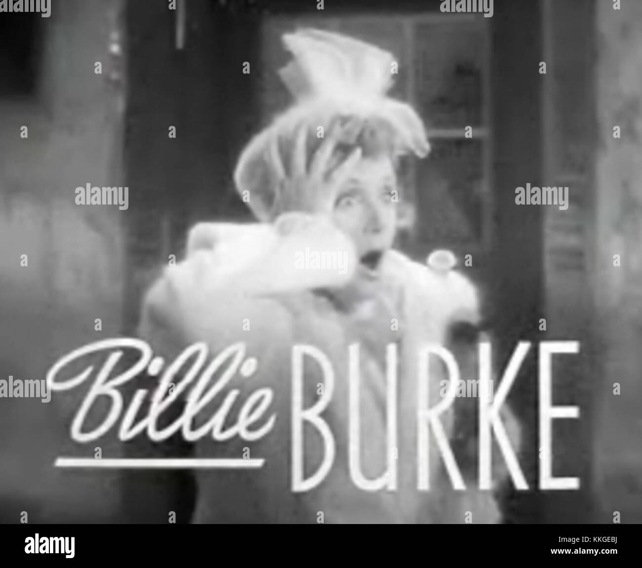 This image depicts Billie Burke, a popular American actress, in a scene ...