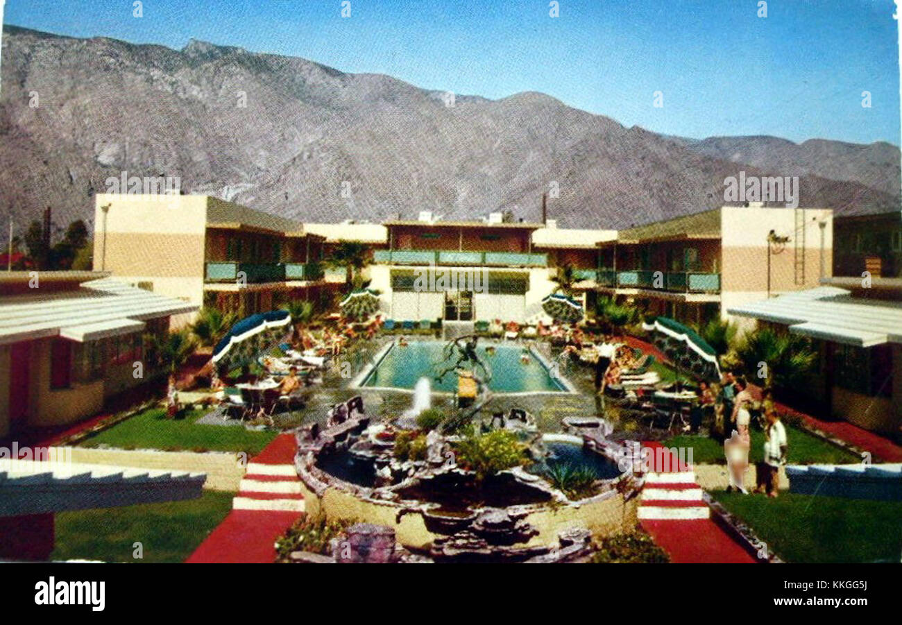 <KENOX S760  / Samsung S760> Hotel La Fonda, Palm Springs, California postcard (1950s) Stock Photo