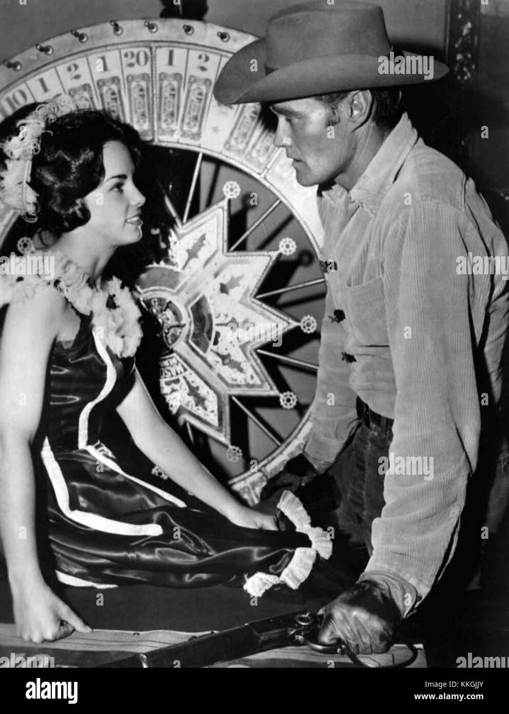 Chuck Connors Beverly Englander The Rifleman 1961 Stock Photo