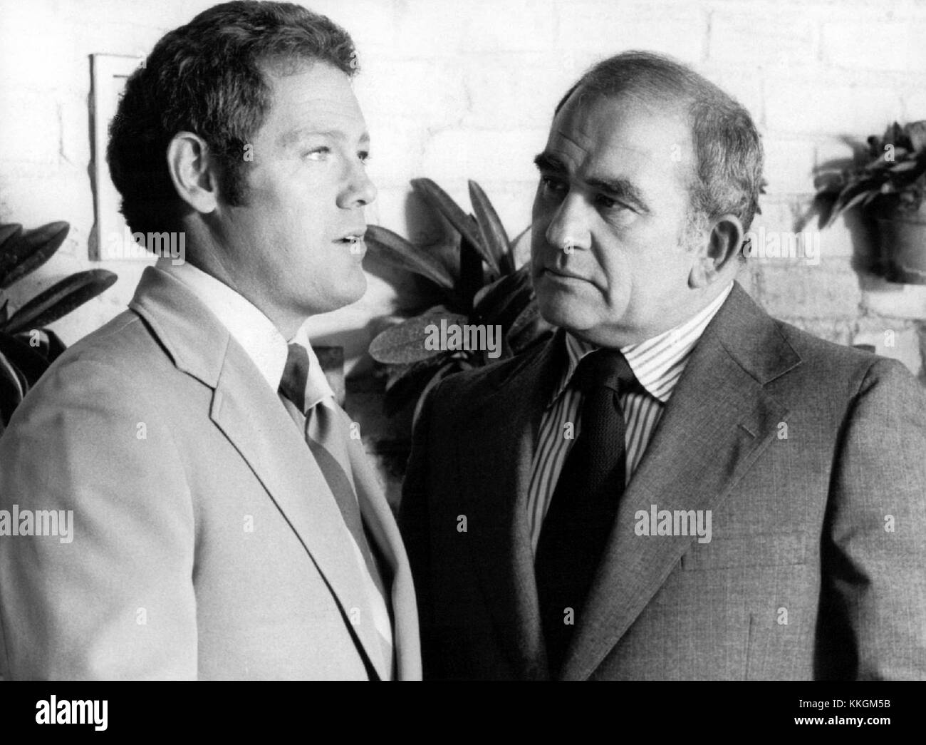 James MacArthur Ed Asner Hawaii FiveO 1975 Stock Photo Alamy