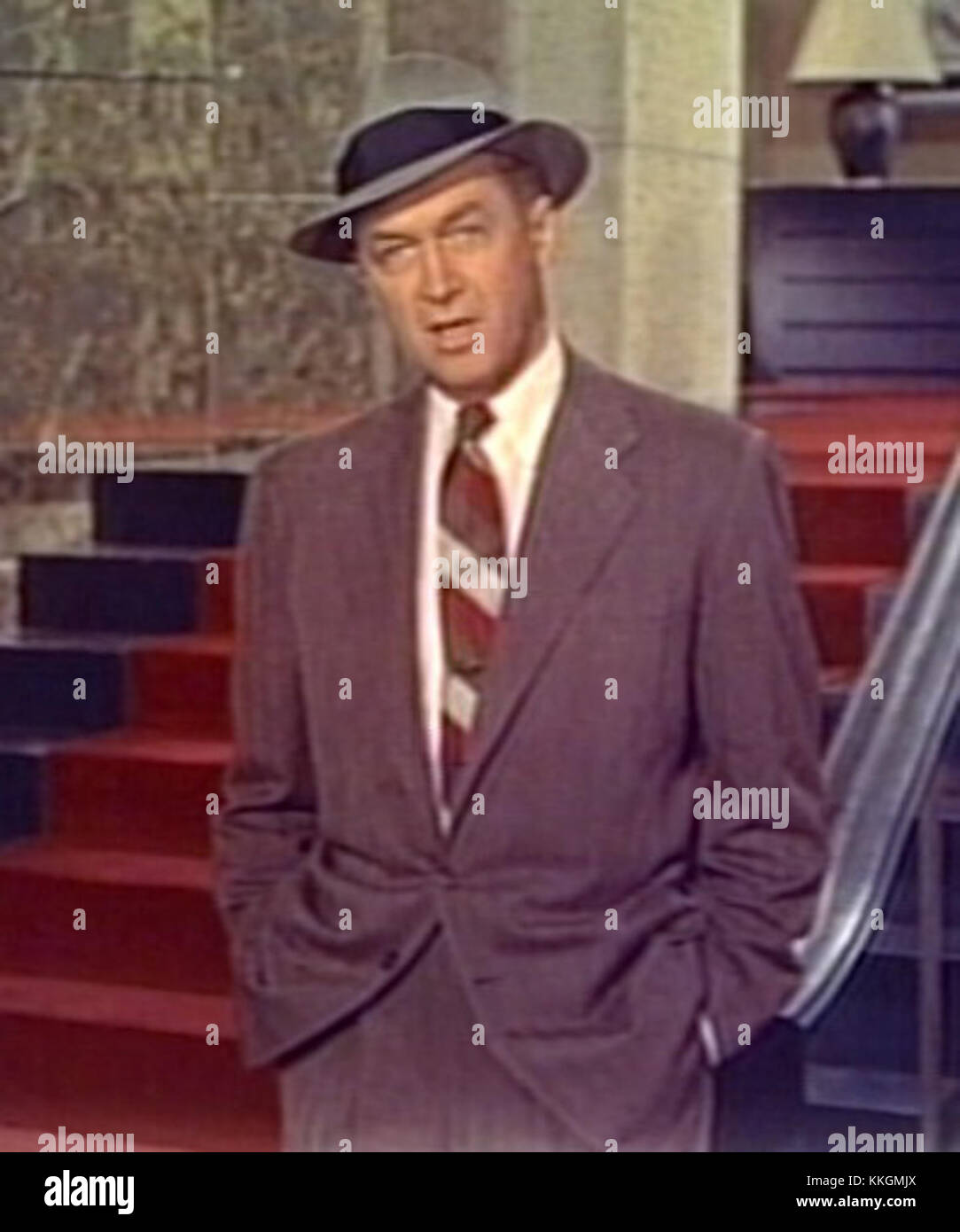 James Stewart in The Man Who Knew Too Much trailer Stock Photo Alamy